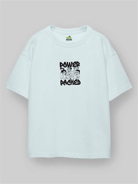 Chhota Bheem Power Packed Oversize T-shirt – Green Gold Store