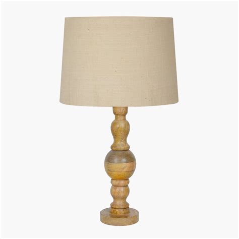 Buy HOMESAKE Wooden Table Lamp from Homesake at just INR 4700.0