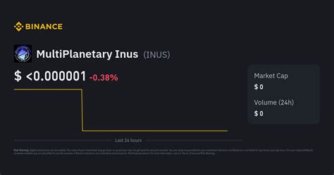 MultiPlanetary Inus Price | INUS to USD Converter, Chart and News