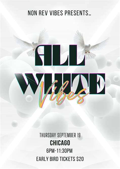 NRV All White Vibes, Chicago, 19 September 2024 | AllEvents.in