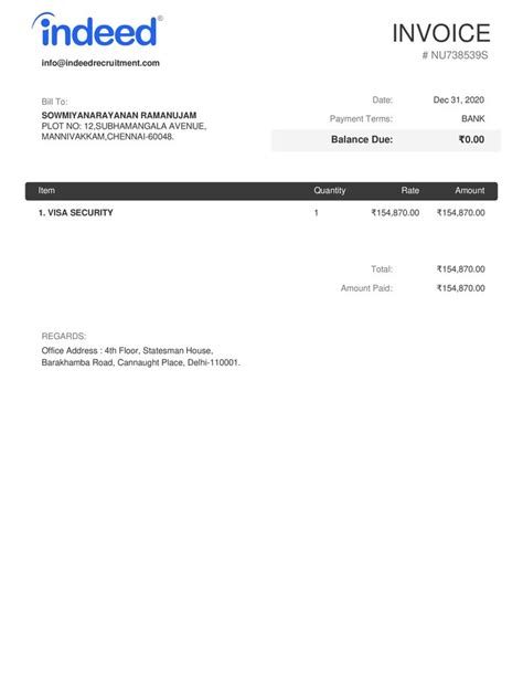 Indeed.com, [protected]@indeedrecruitment.com — Complaint: FAKE ...