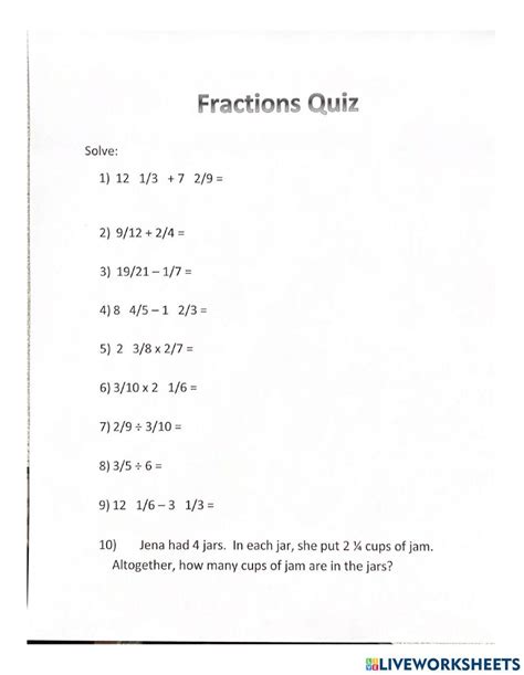Math Fraction Questions 的图像结果