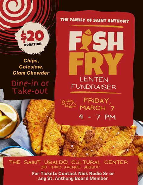 The Family of Saint Anthony Lenten Fish Fry, 310 Third Avenue, Jessup ...