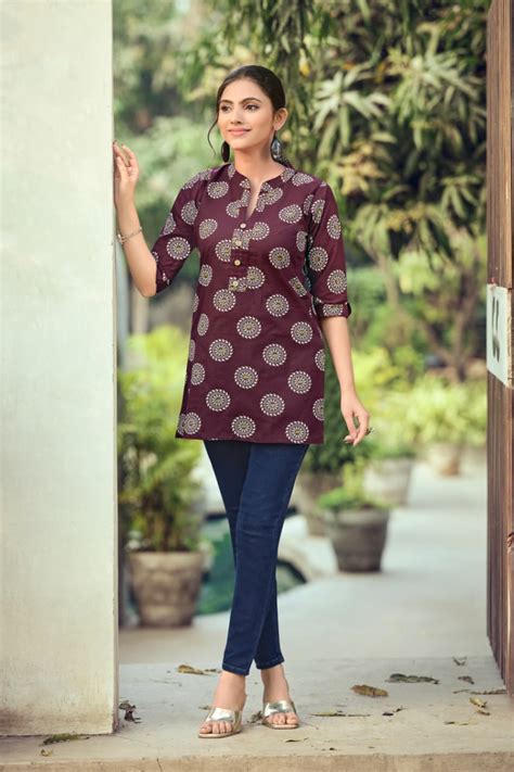 Tips And Tops Cotton Shorties Vol 9 Cotton Print Short Top Collection