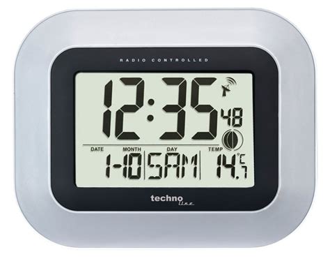 technoline Funkwanduhr »WS 8005« (mit Temperaturanzeige) online kaufen ...