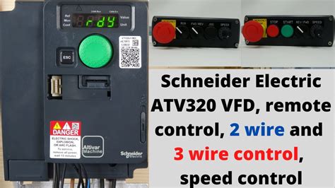 Image result for Atv320 3 Wire Control
