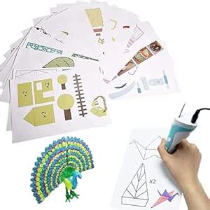 3D Printer Drawing Molds Paper Stencils for 3D Printing Pen,Printing ...