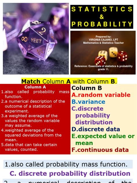 Image result for Discrete Random Variable Variance StatCrunch