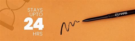 Buy MARS won't Smudge Long Lasting Waterproof Super Black Kajal (Jet ...