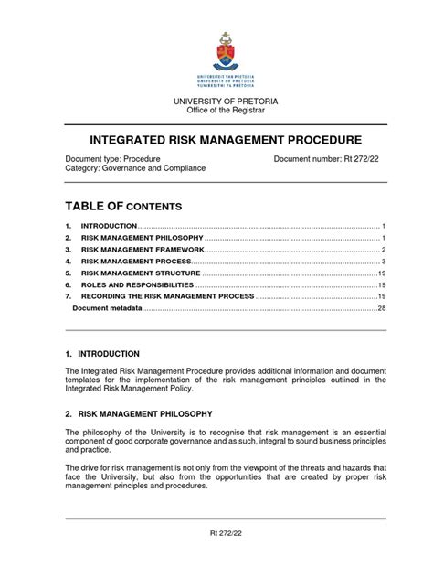 Image result for Risk Management Procedures