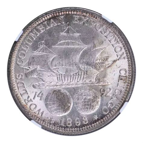 1893 Classic Commemorative World's Columbian Exposition Half Dollar NGC ...