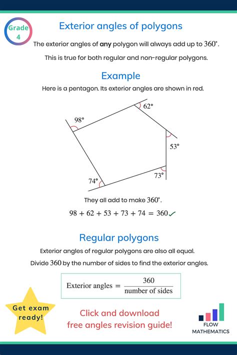 Finding Exterior Angles Of A Polygon Worksheet - Angleworksheets.com