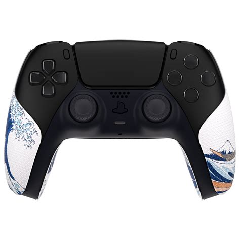 PlayVital PS5 Controller The Great Wave Premium Handle Grip - Split Design