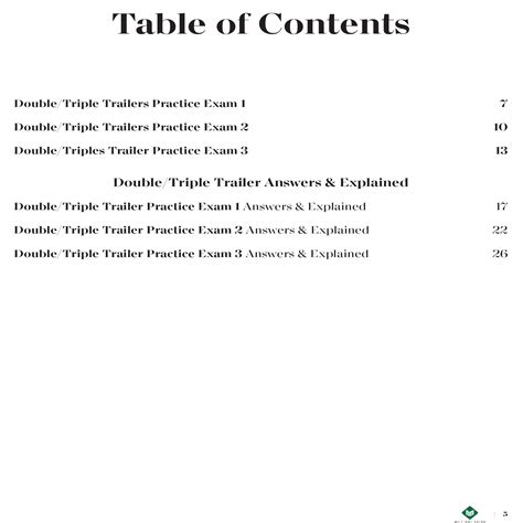 Double Triple Trailer Endorsement Book | Mile One Press