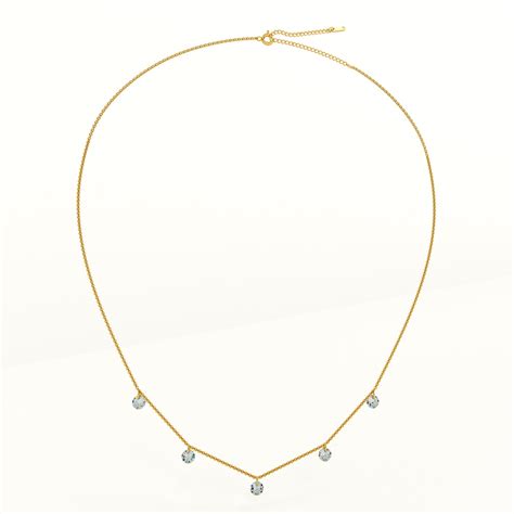 Diamond Dreams Gold Necklace – PALMONAS