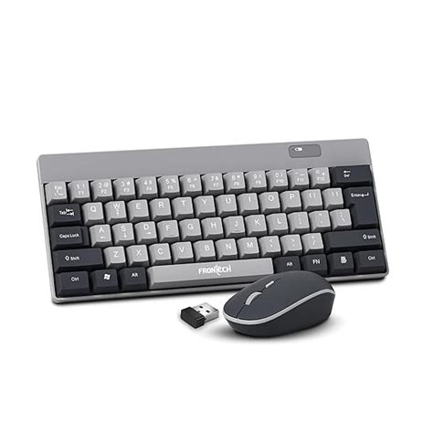 Frontech 61-Key Ultra-Compact Wireless Keyboard & Mouse Combo