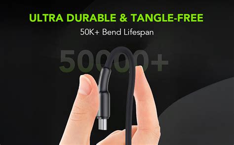 Oraimo Bendproof 60W Type-C to C Type Cable For Iphone PD Fast Charging ...