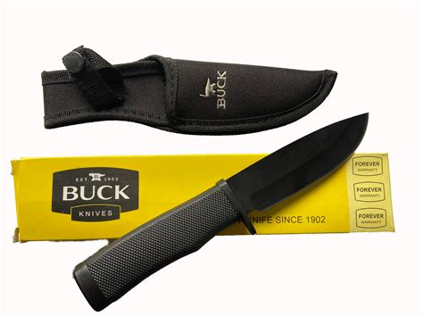 Buck Hunting Knife Fixed Black - Outfitters 4 Africa