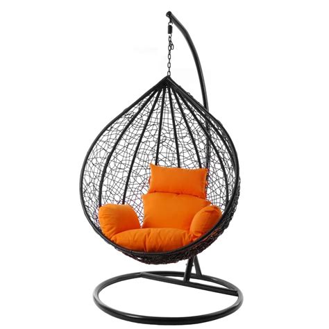 Candid Home Single Seater Swing Chair with Stand & Cushion Outdoor ...