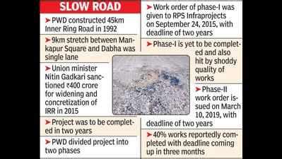 5km IRR being built every yr, project deadline passed 39 months ago ...