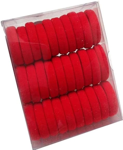 OurStores Strowberry Pack of 30 red Color cutie Hair Rubber Bands Multi ...