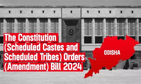 संसद ने संविधान (अनुसूचित जाति और अनुसूचित जनजाति) आदेश (संशोधन) विधेयक ...