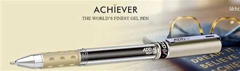 ADD Gel Achiever gel pen Pack of 10 Pens (Blue) : Amazon.in: Office ...