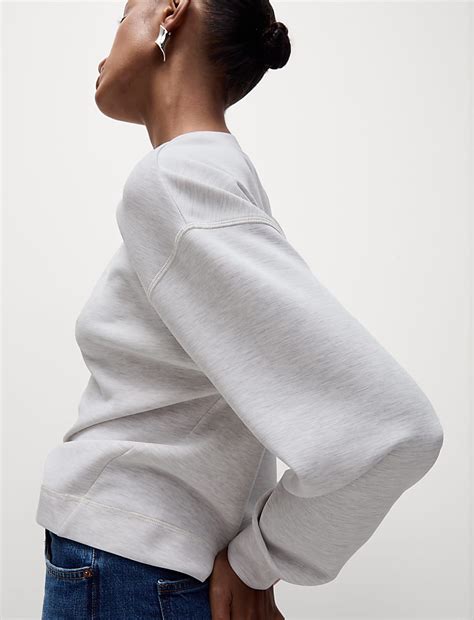 Buy Crew Neck Sweatshirt at Marks & Spencer