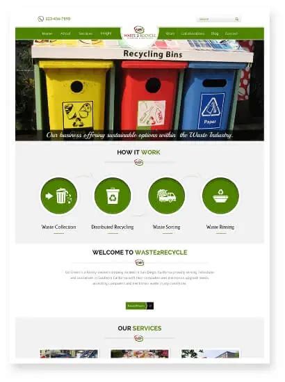 Image result for Waste Management Website