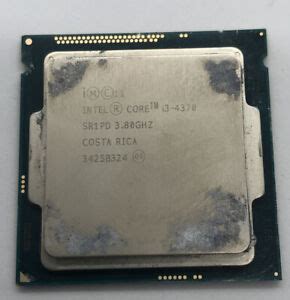 Intel Core i3-4370 (SR1PD) 2-Core 3.8 GHz 4 MB LGA 1150 CPU/Processor ...