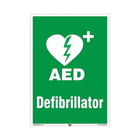 Mr. Safe - A E D Defibrillator Sign Sunboard A3 (11.7 inch X 16.5 inch ...