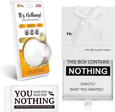 Amazon.com: Watersay 3 Pcs Christmas Prank Gift Box Set Nothing Gift ...