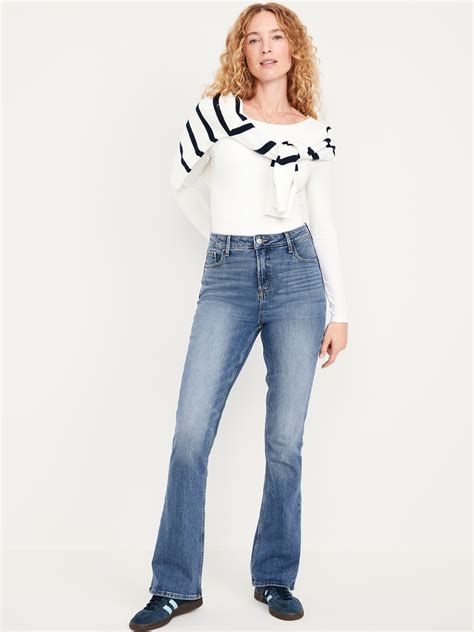 Women's High Waisted Flare Jeans | Old Navy