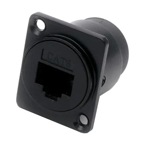 Probots Cat6 to Cat6 Pass through Panel Mount Connector Female Buy ...