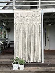 Buy HIBA Latest Macrame Door Curtain | Large Wedding Backdrop Wall ...