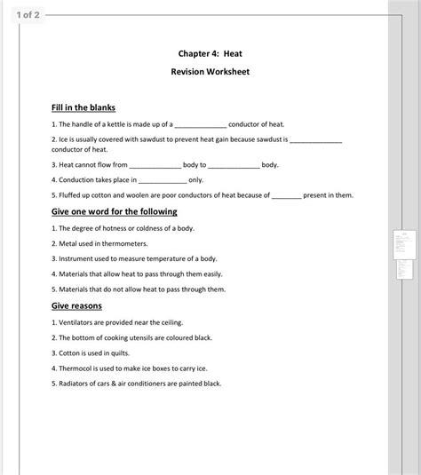 Class 7 science assignments for ch 4 heat - Brainly.in