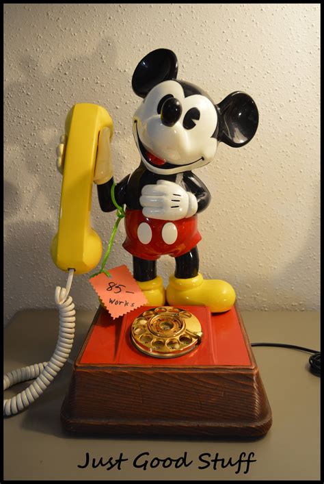Vintage Mickey Mouse Telephone Mickey Mouse Rotary Phone | Etsy