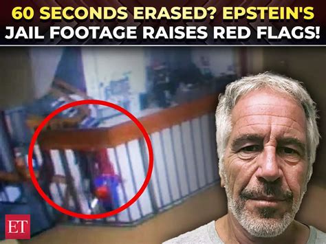 Jeffrey Epstein prison video: Missing minute from DOJ-released jail ...