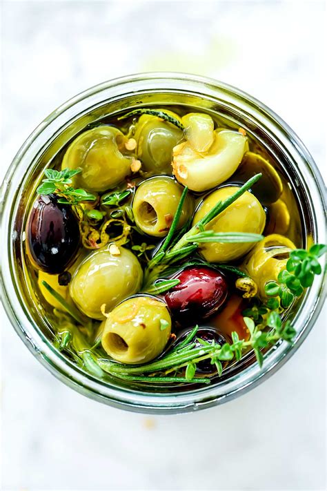 THE BEST Marinated Olives Recipe - foodiecrush