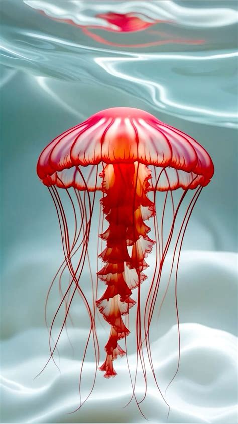 Incredible Red Jellyfish | Jellyfish pictures, Ocean creatures ...