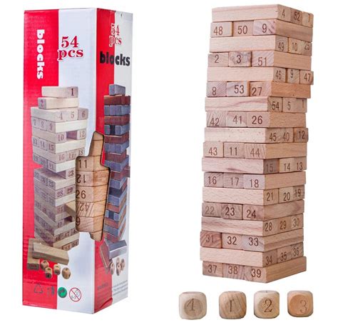 Jenga (54 pcs) – Panda World