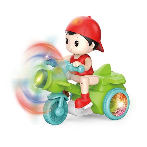 Obersheen Stunt Tricycle Toy, Tricycle Musical Toy 360Â° Stunt Spin ...