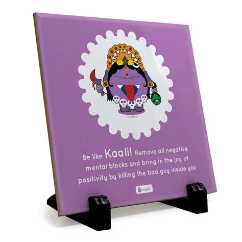 Indigifts Religious Items for Gift - Be Like Kaali Printed Purple ...