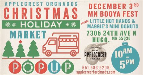 Holiday Market Popup with a Booyah Fest, Little Hot Hands Food Truck ...