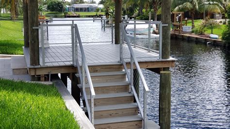 Dock Aluminum Cable Railing – Juno Ironcraft, LLC