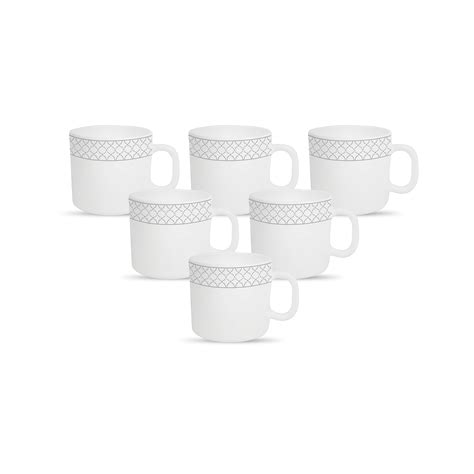 Buy La Opala Diva, Velvett Collection Opal Glass Crockery | Coffee Mug ...