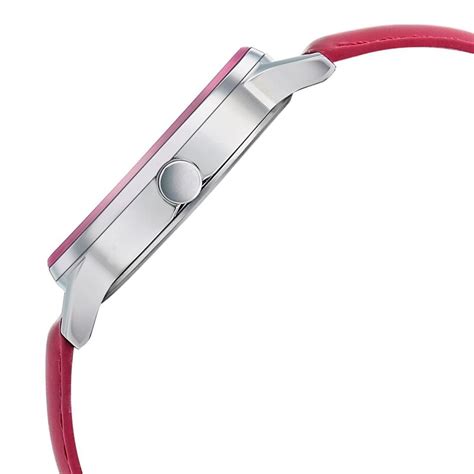 Buy Online Fastrack Space Rover Quartz Analog Maroon Dial Leather Strap ...