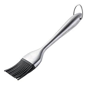 Buy P-Plus International Silicone Basting Brush Set,Stainless Steel ...