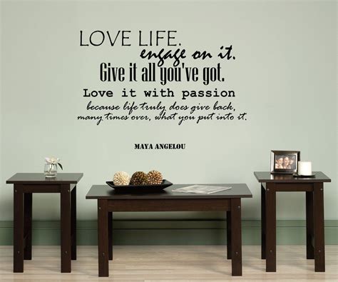 Maya Angelou Quotes Inspirational Wall Decals Vinyl Wall Art: A Wall ...