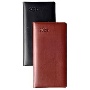 Mahavir Vertical Slim Line Pocket Diary 2024 | Small Size (3inch x ...